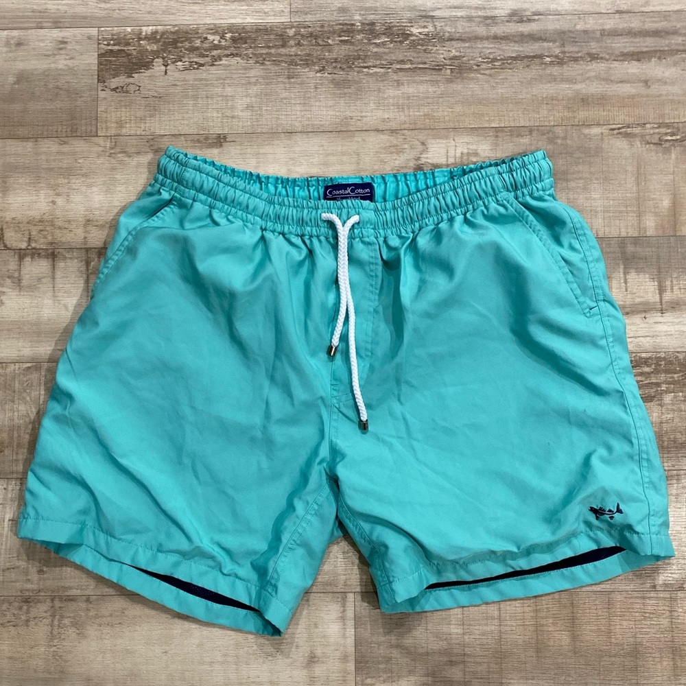 Coastal Cotton Swim Trunks
